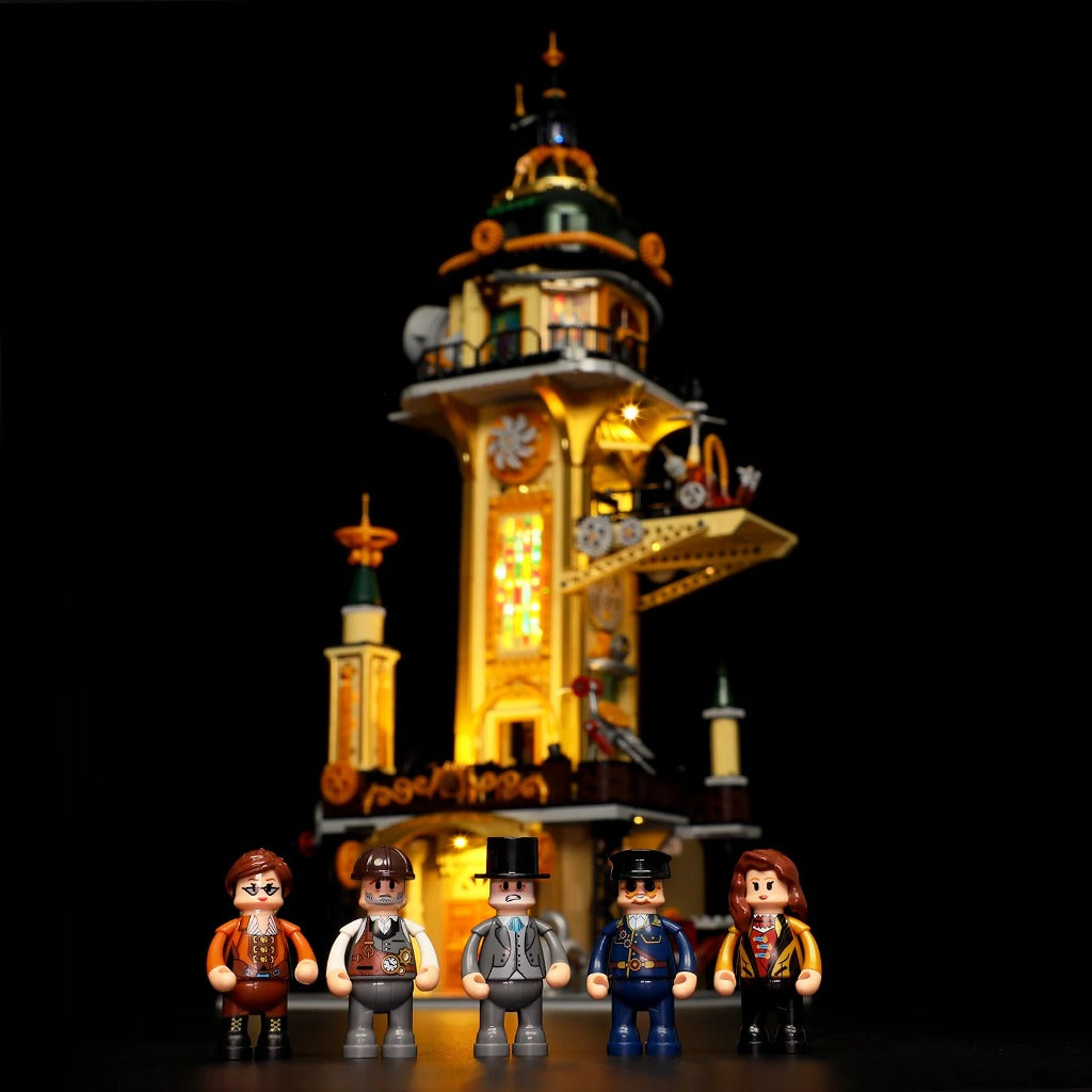 Lumibricks Steampunk Watch Tower (F9070) building set - view 3