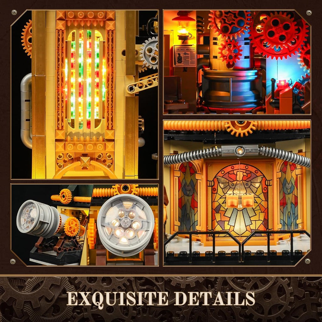 Lumibricks Steampunk Watch Tower (F9070) building set - view 8