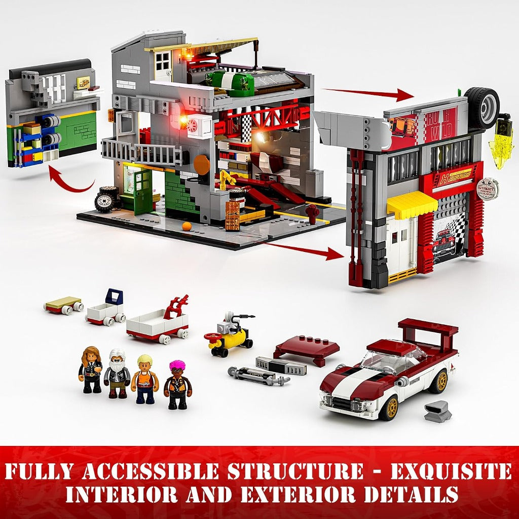 Lumibricks Street MOD Garage (L9088) building set - view 4