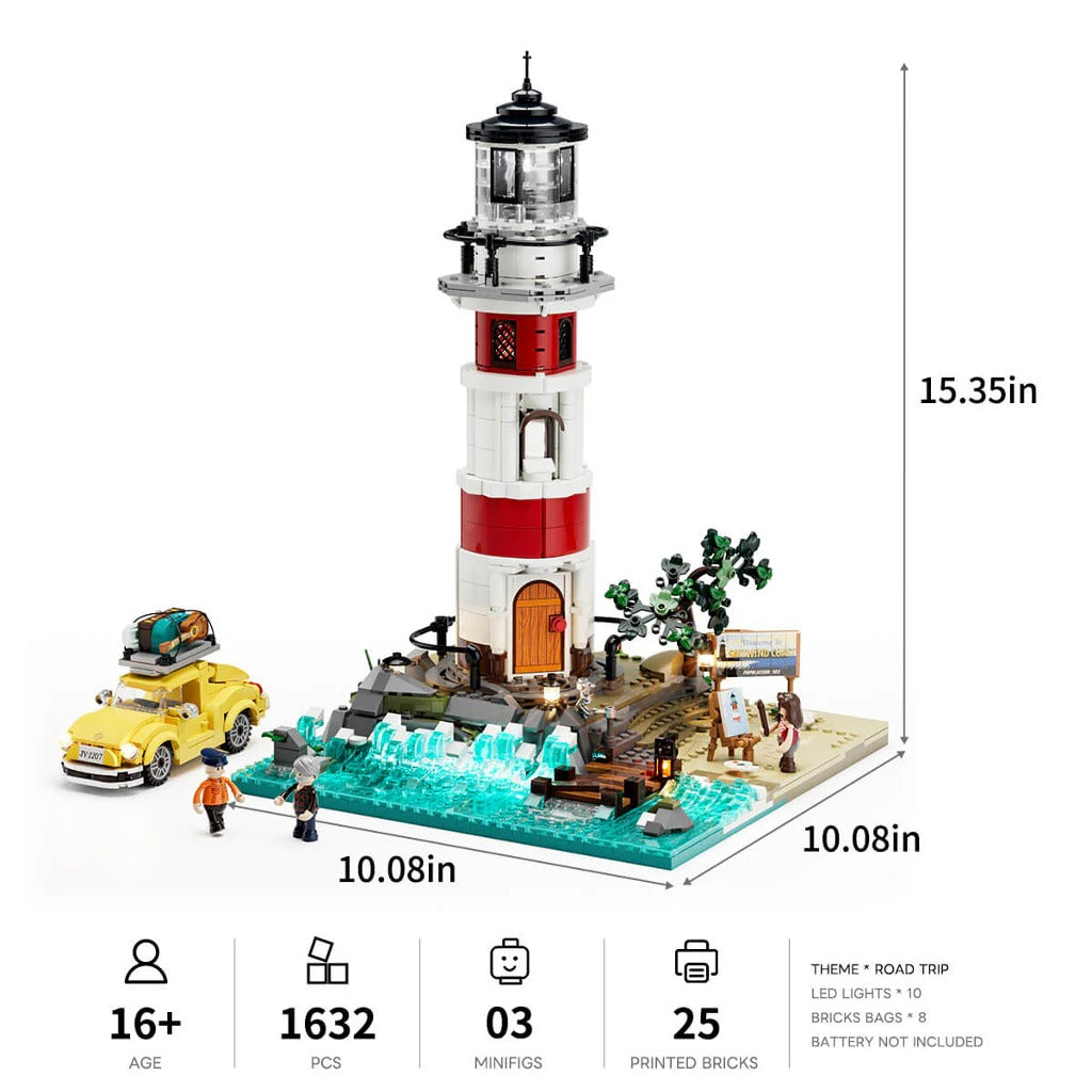 Lumibricks Sunrise Lighthouse (18007) building set - view 5