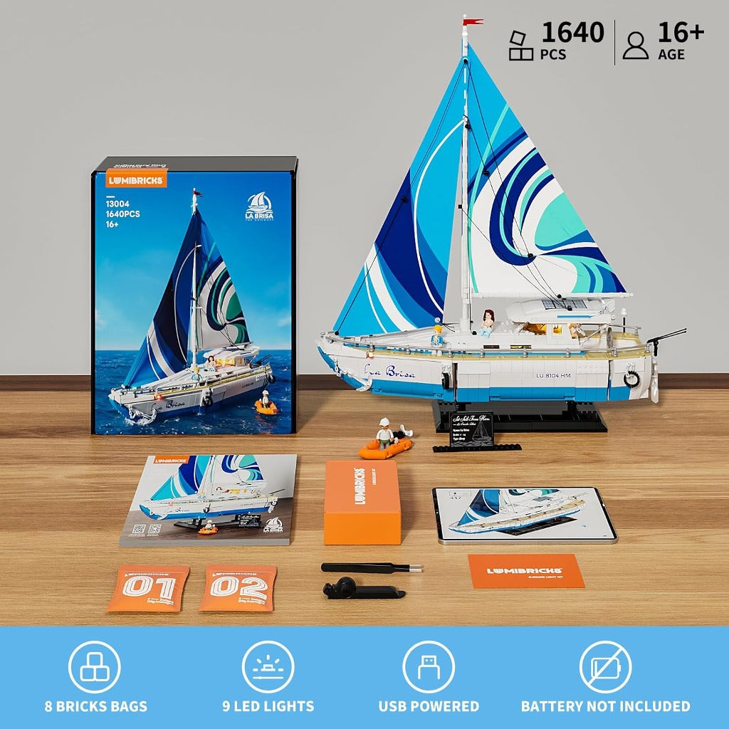 Lumibricks The Sailboat La Brisa (F9074) building set - view 6