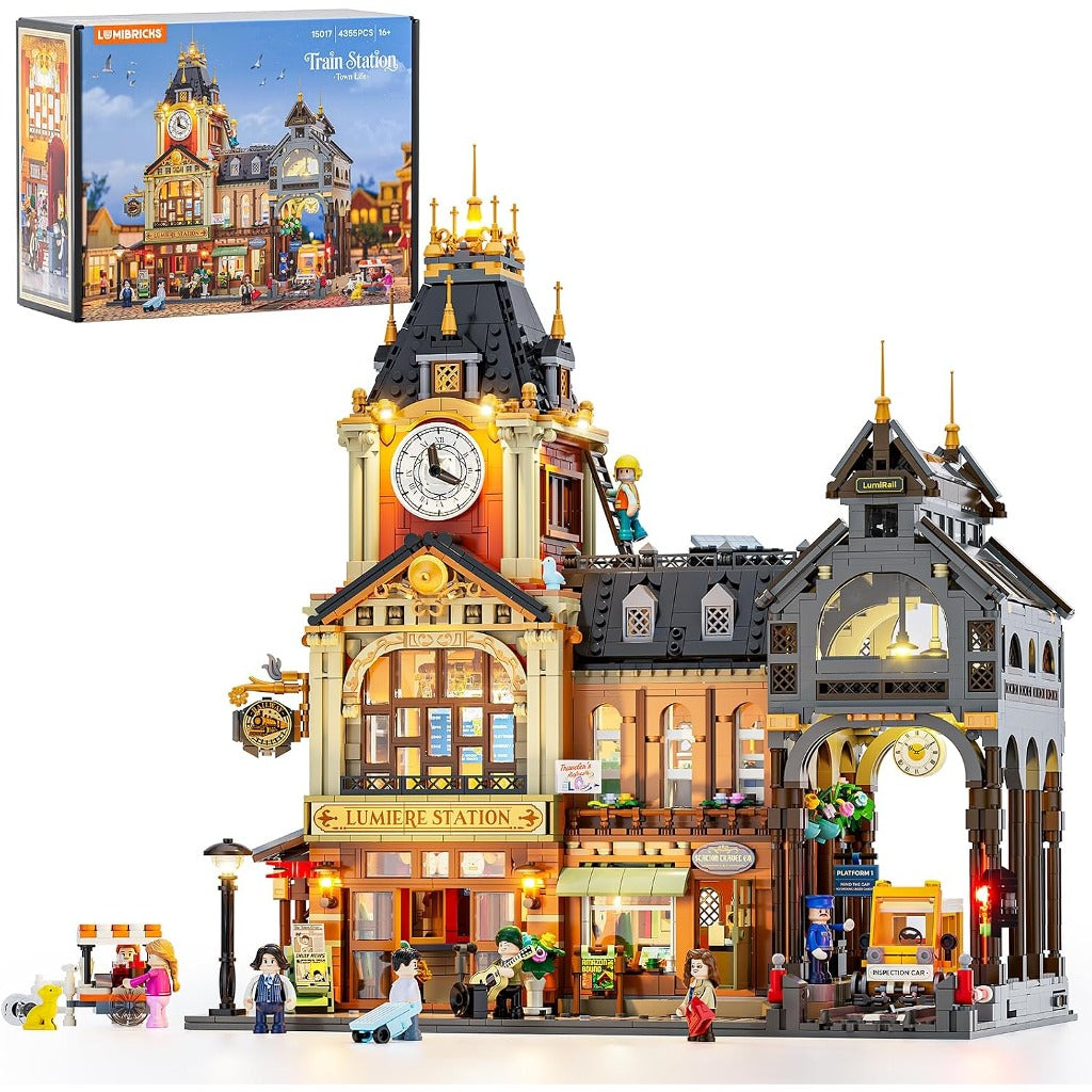 Lumibricks Train Station (15017) building set