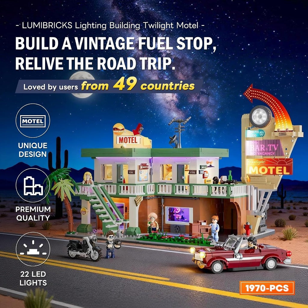 Lumibricks Twilight Motel (F9054) building set - view 3