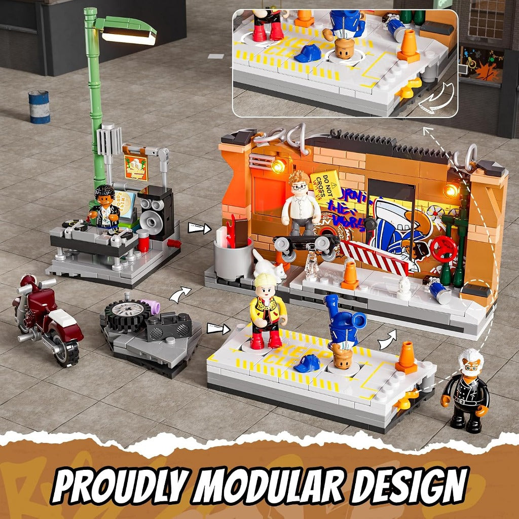 Lumibricks Underground Dance Battle (F9069) building set - view 4