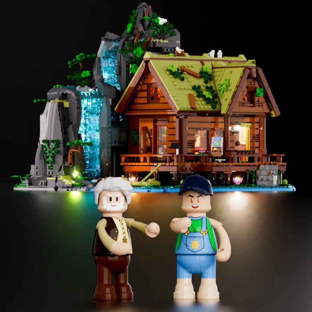 Lumibricks Waterfall Cabin (L9083) building set - view 3