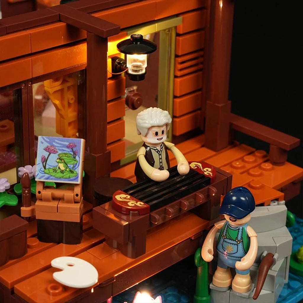 Lumibricks Waterfall Cabin (L9083) building set - view 5