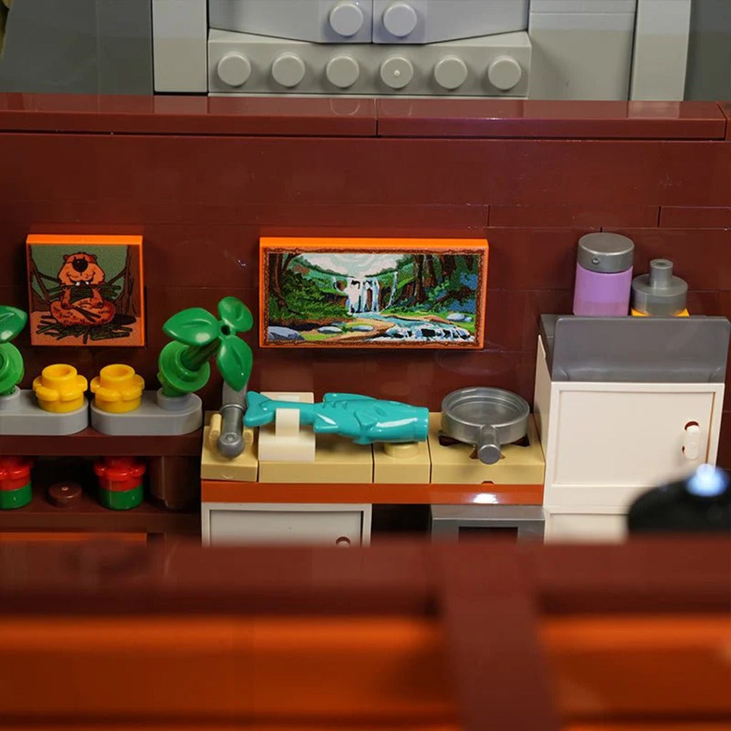 Lumibricks Waterfall Cabin (L9083) building set - view 6