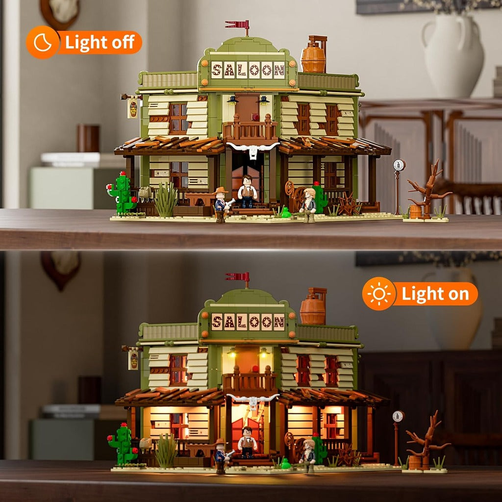 Lumibricks Western Saloon (F9021) building set - view 4