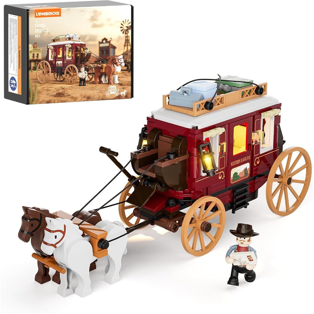 Lumibricks Western Stagecoach (F9052) building set