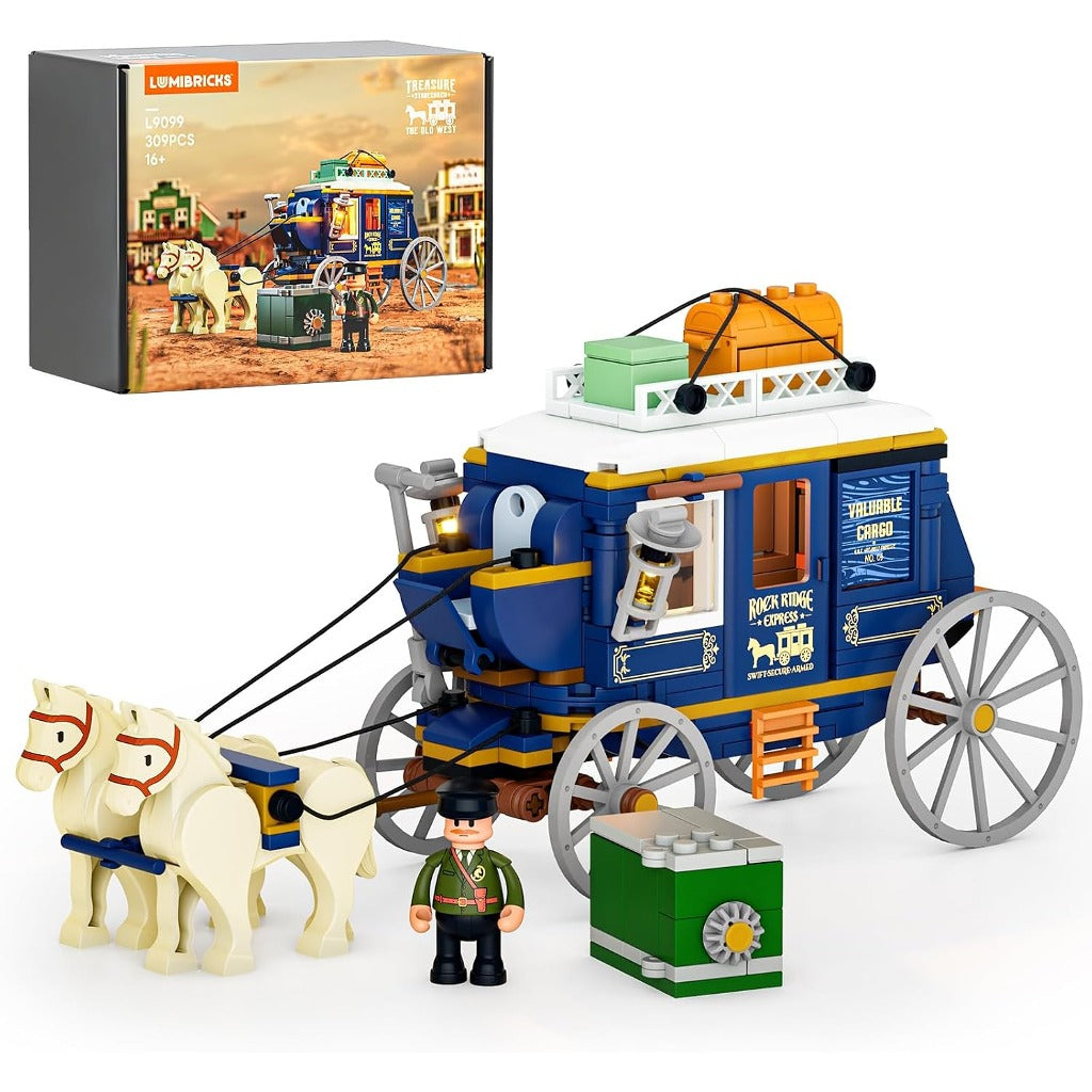 Lumibricks Western Treasure Stagecoach (L9099) building set