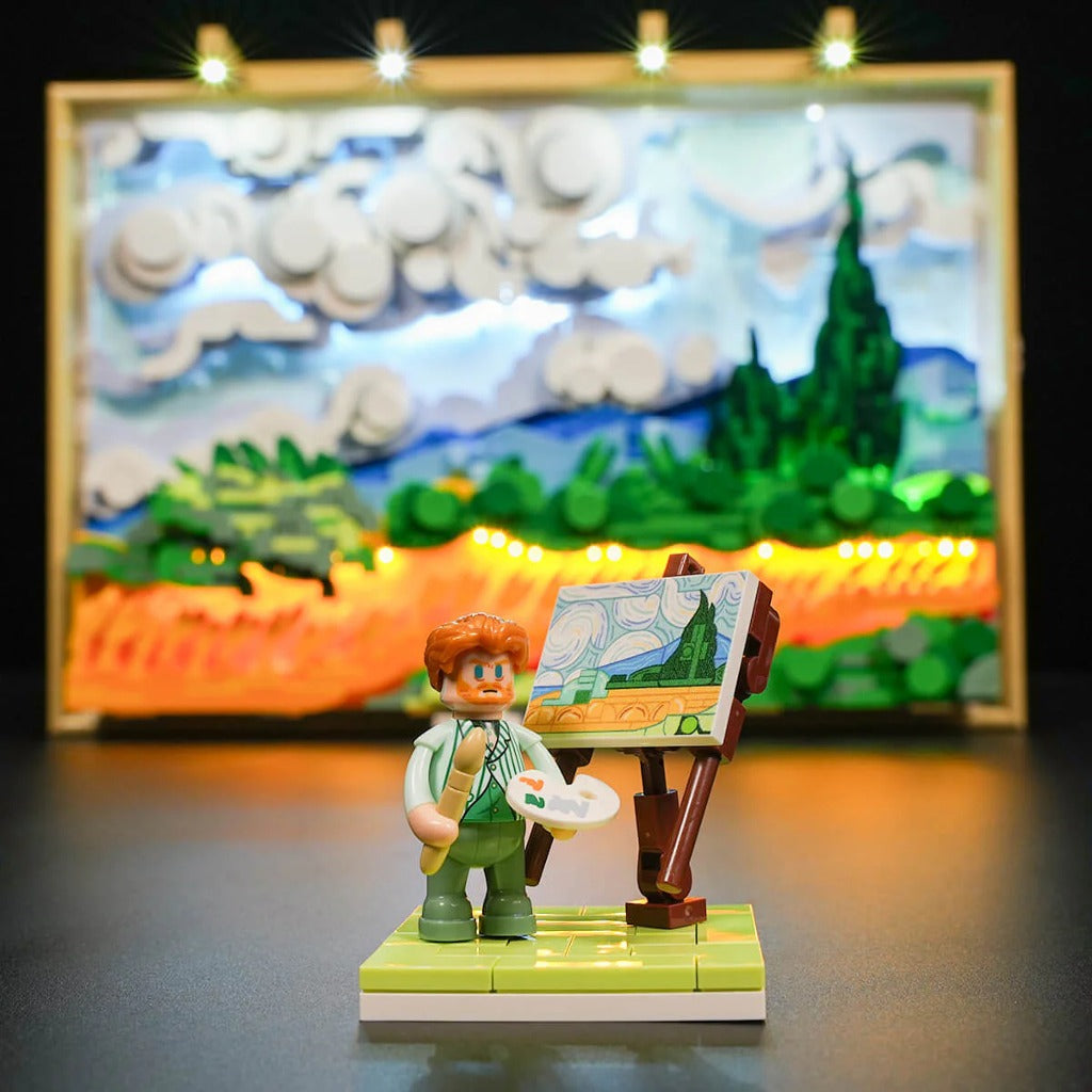 Lumibricks Wheat Field with Cypresses (21001) building set - view 5