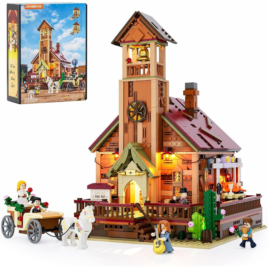 Lumibricks Wild West Meeting Hall (14016) building set
