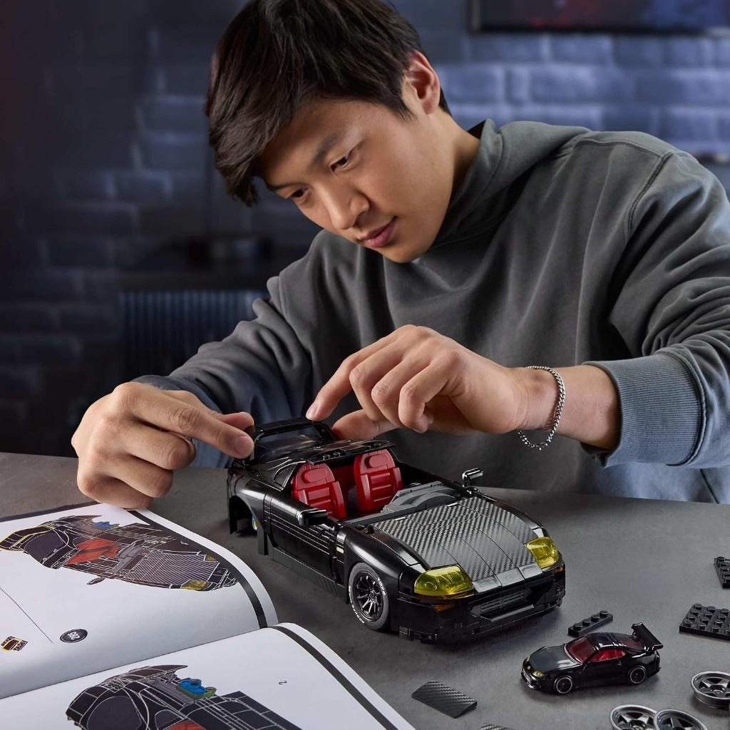 Mattel Brick Shop Hot Wheels 94 Toyota Supra MKIV building set - view 2