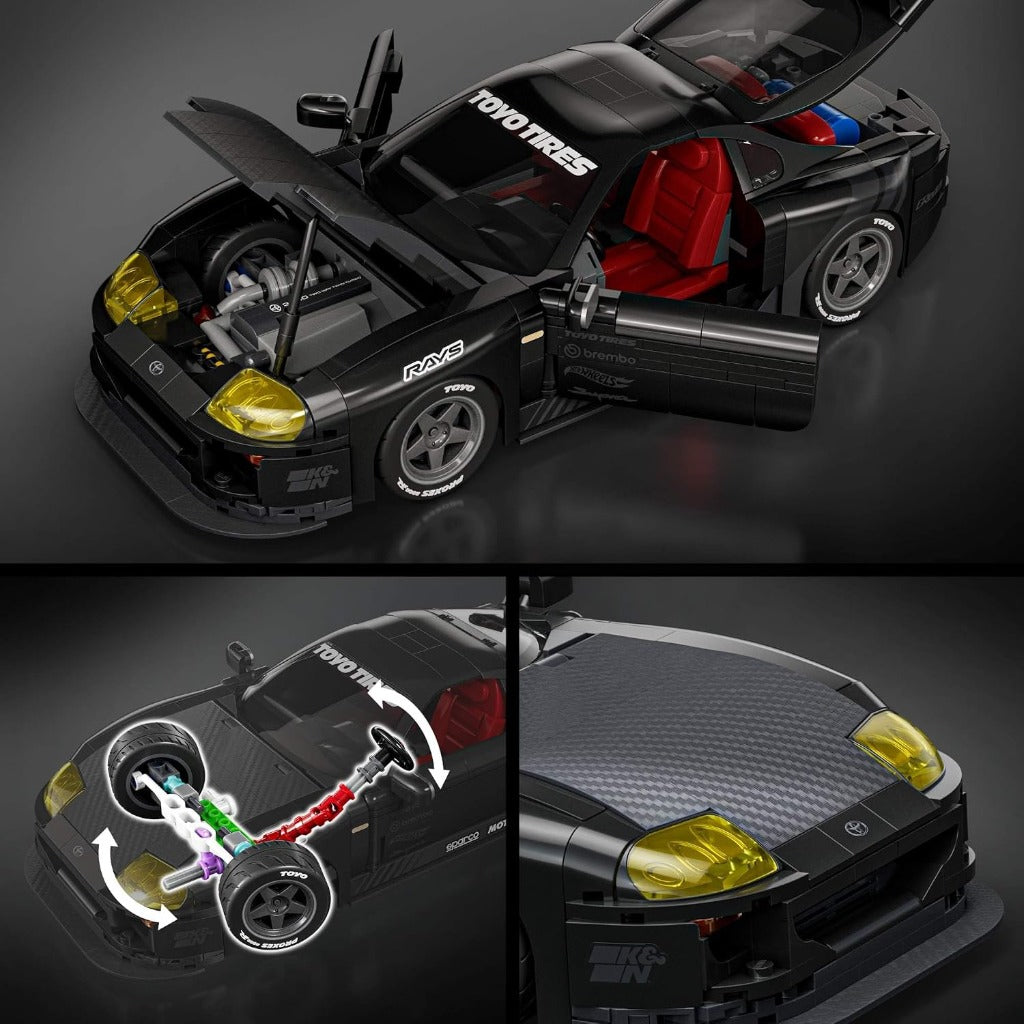 Mattel Brick Shop Hot Wheels 94 Toyota Supra MKIV building set - view 6