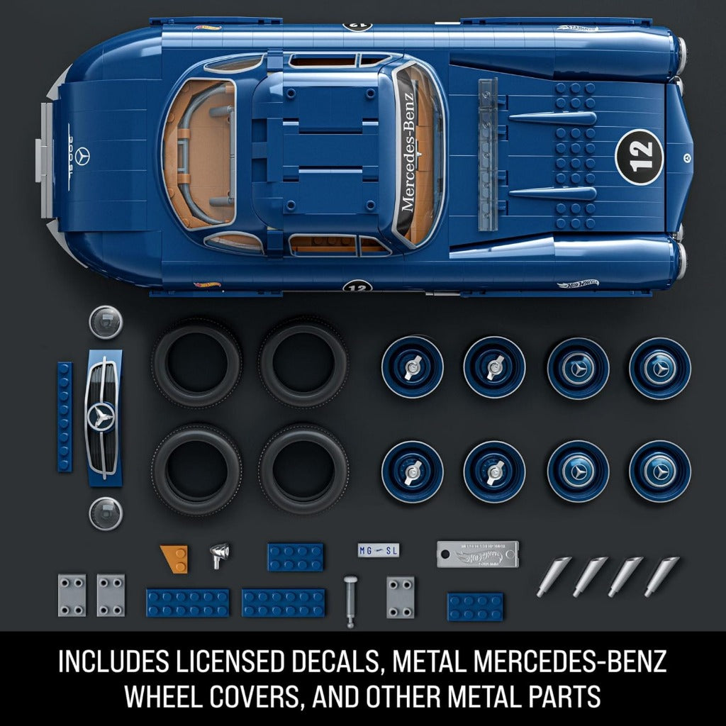 Mattel Brick Shop Hot Wheels Mercedes-Benz 300 SL building set - view 4