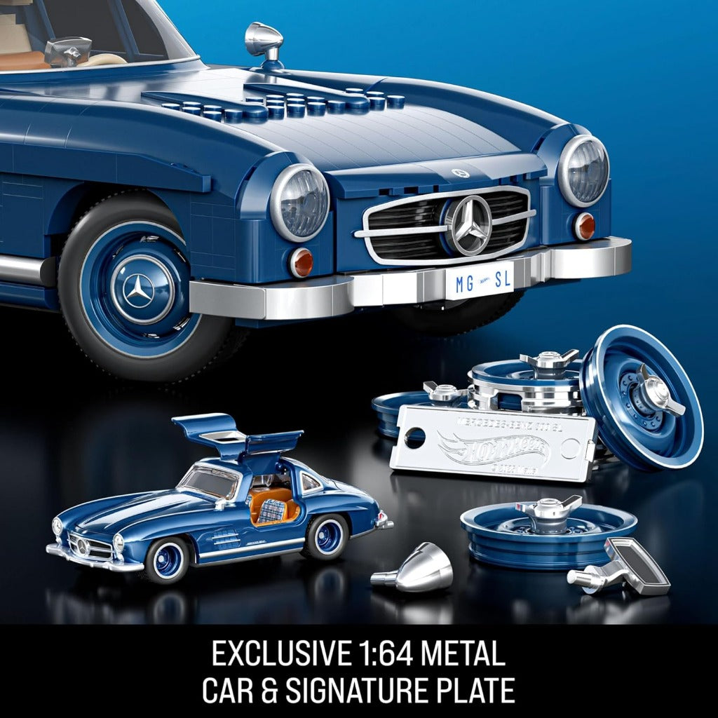 Mattel Brick Shop Hot Wheels Mercedes-Benz 300 SL building set - view 5