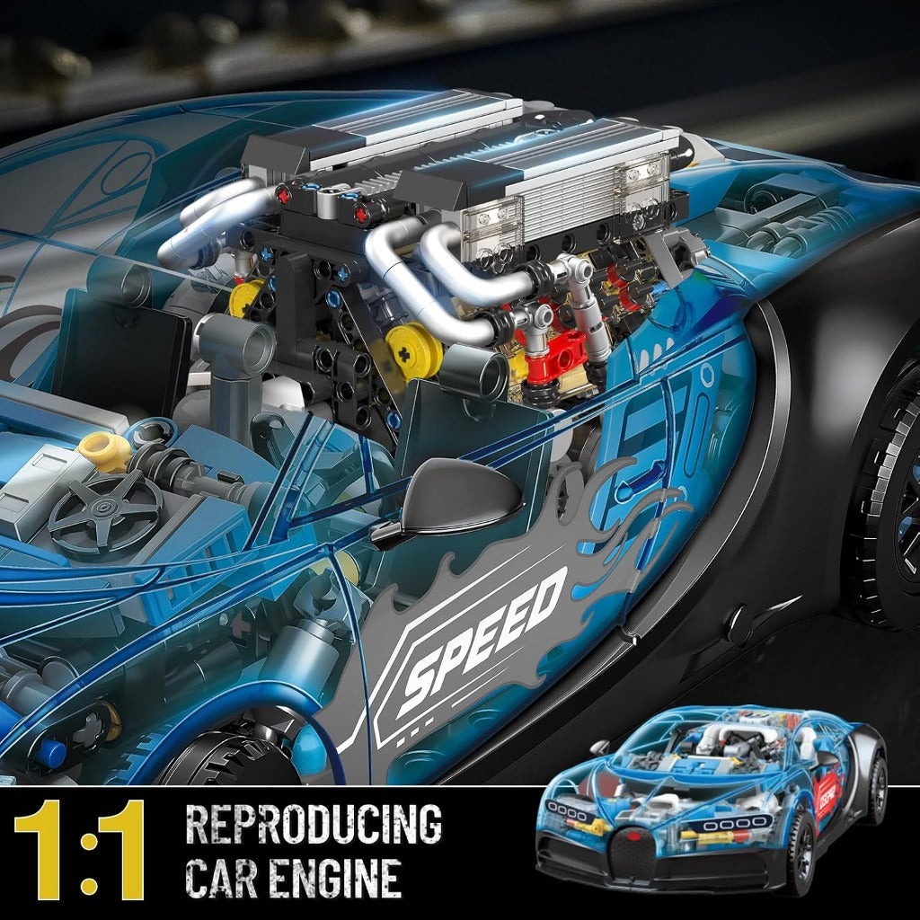 Mould King BGT Motorised W16 Engine (10131) building set - view 4