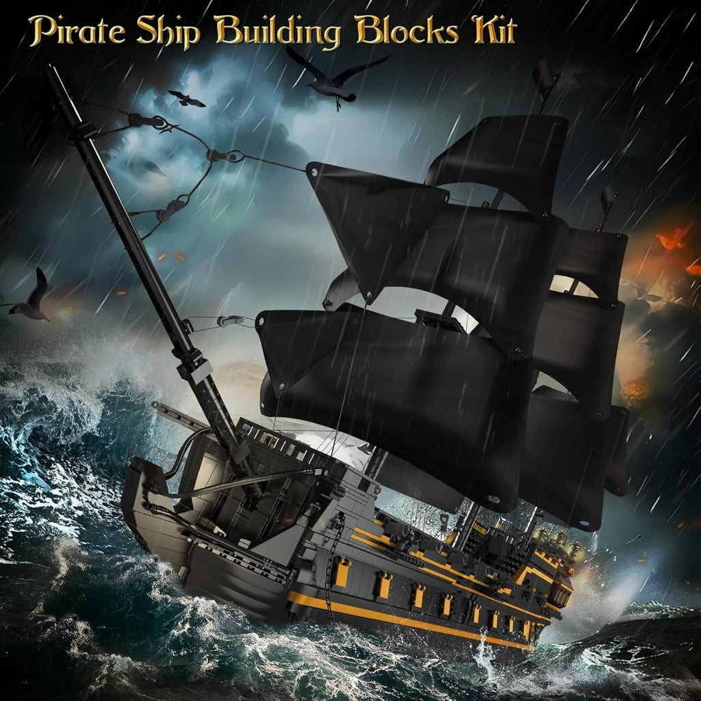 Mould King Black Pirate Ship (13186) building set - view 3