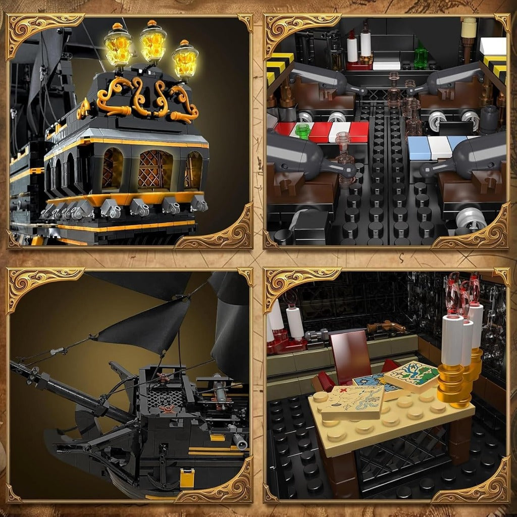 Mould King Black Pirate Ship (13186) building set - view 4
