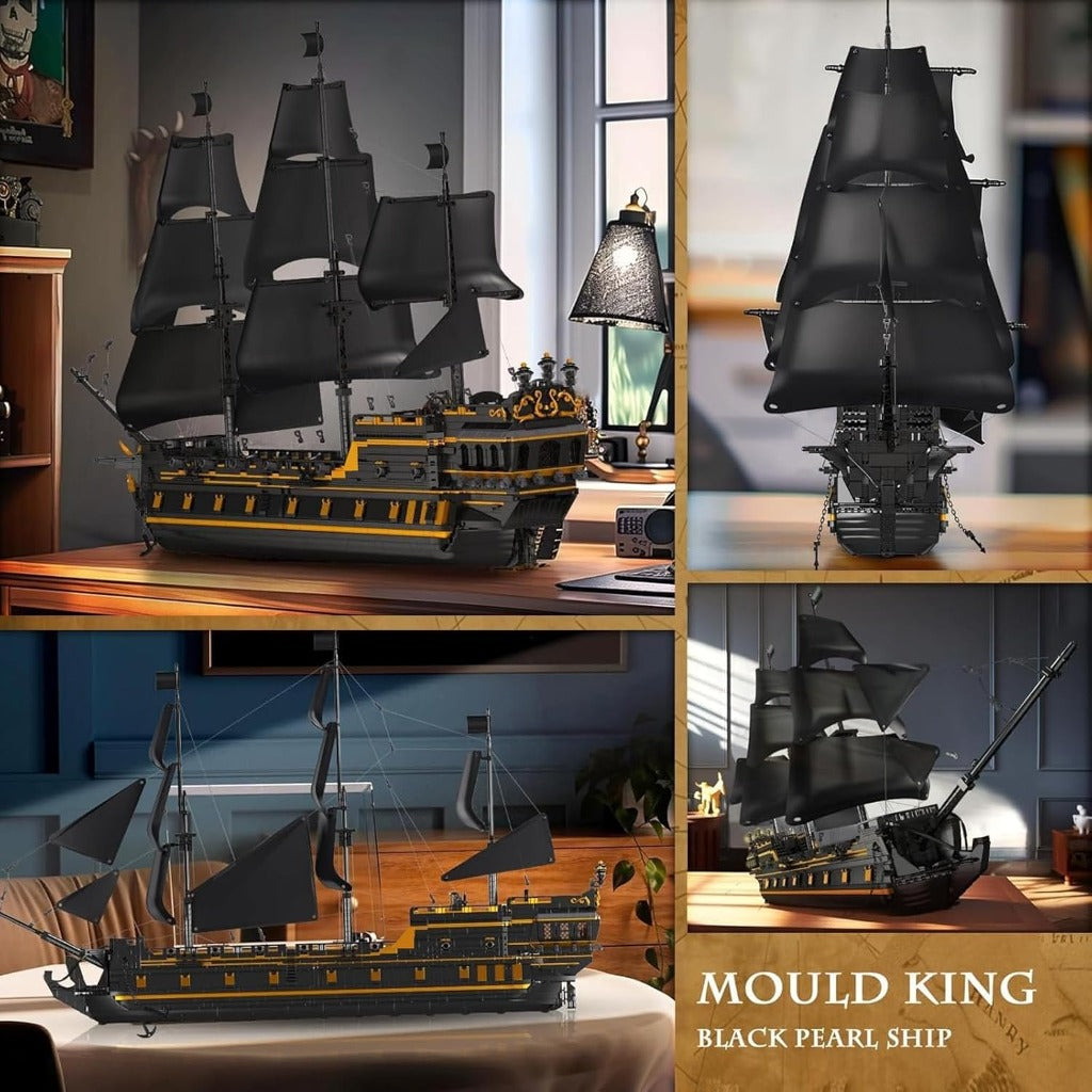 Mould King Black Pirate Ship (13186) building set - view 6