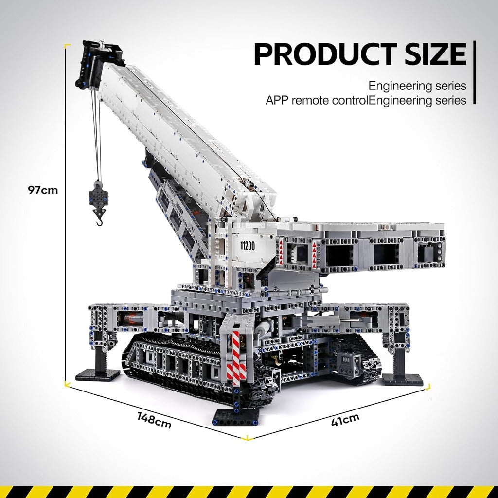 Mould King Crawler Crane 11200 (17002) building set - view 3
