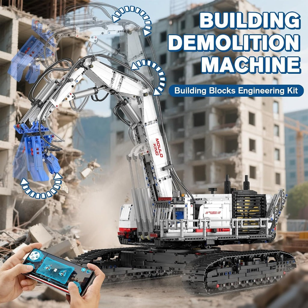 Mould King Demolition Excavator (17062) building set - view 3
