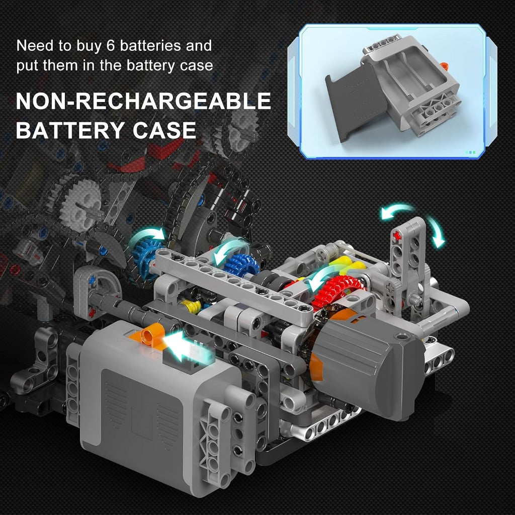 Mould King F488 Motorised V8 Engine (10130) building set - view 5