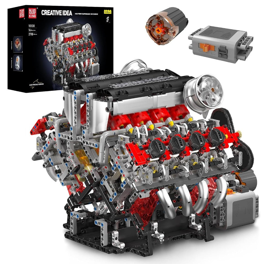 Mould King F488 Motorised V8 Engine (10130) building set