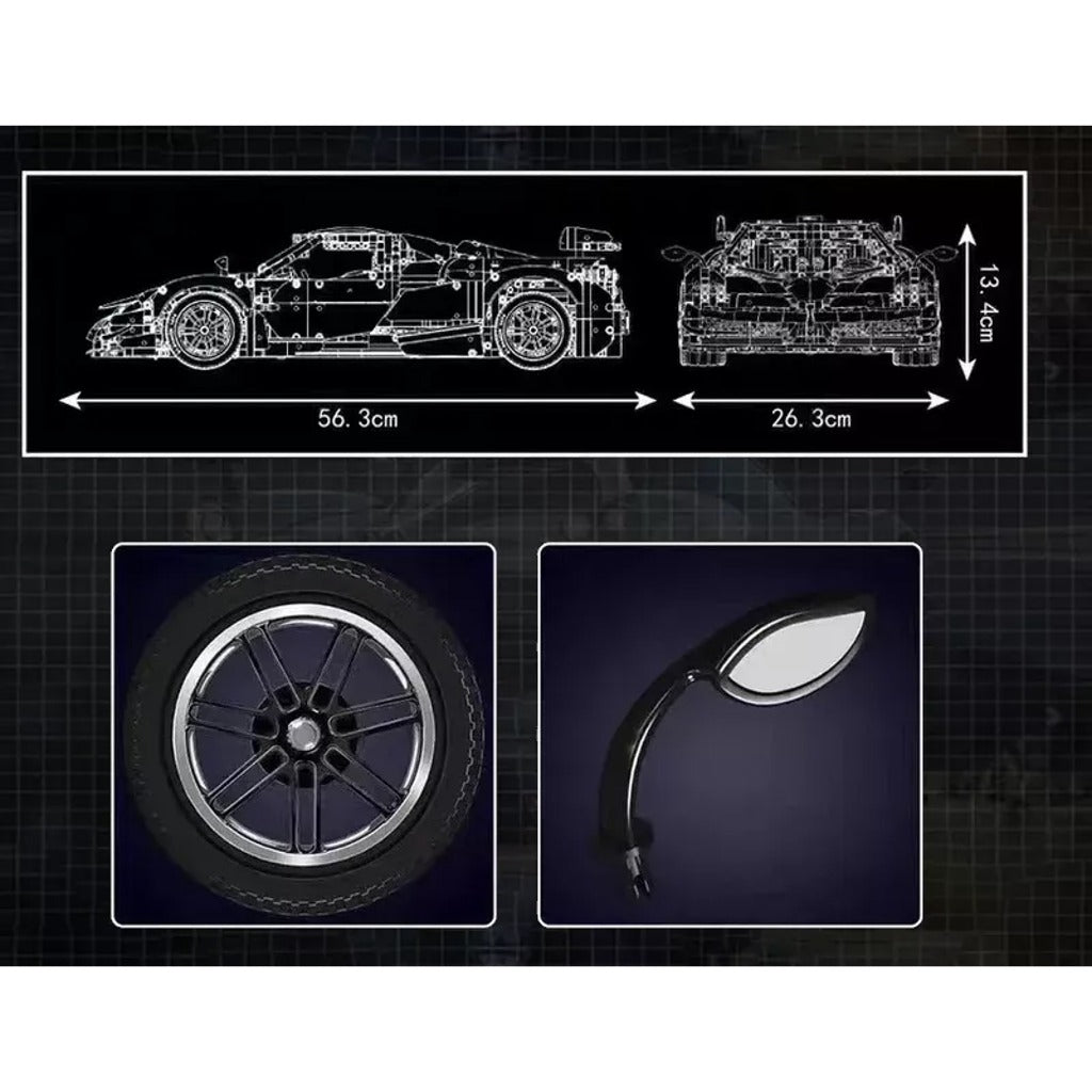 Mould King Huayra (13182) building set - view 9