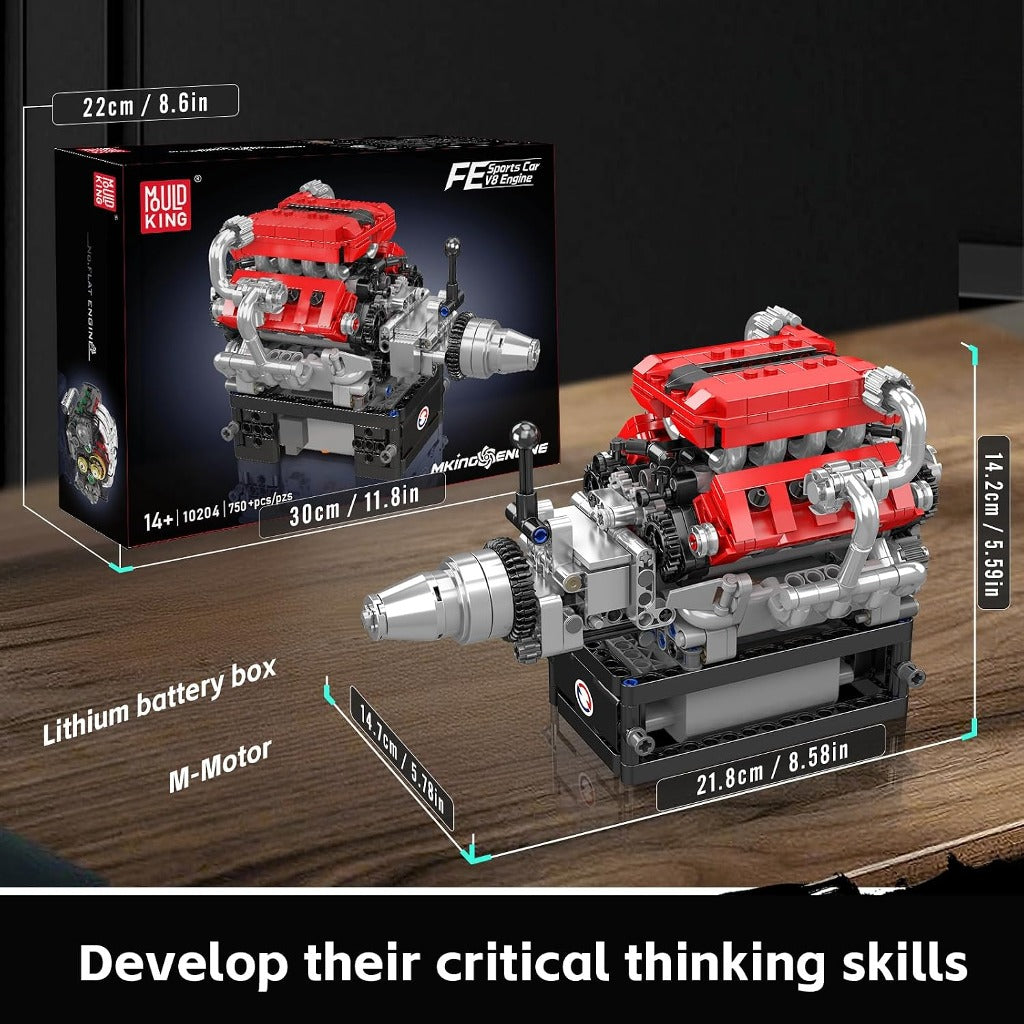 Mould King Italian V8 Engine (10204) building set - view 2
