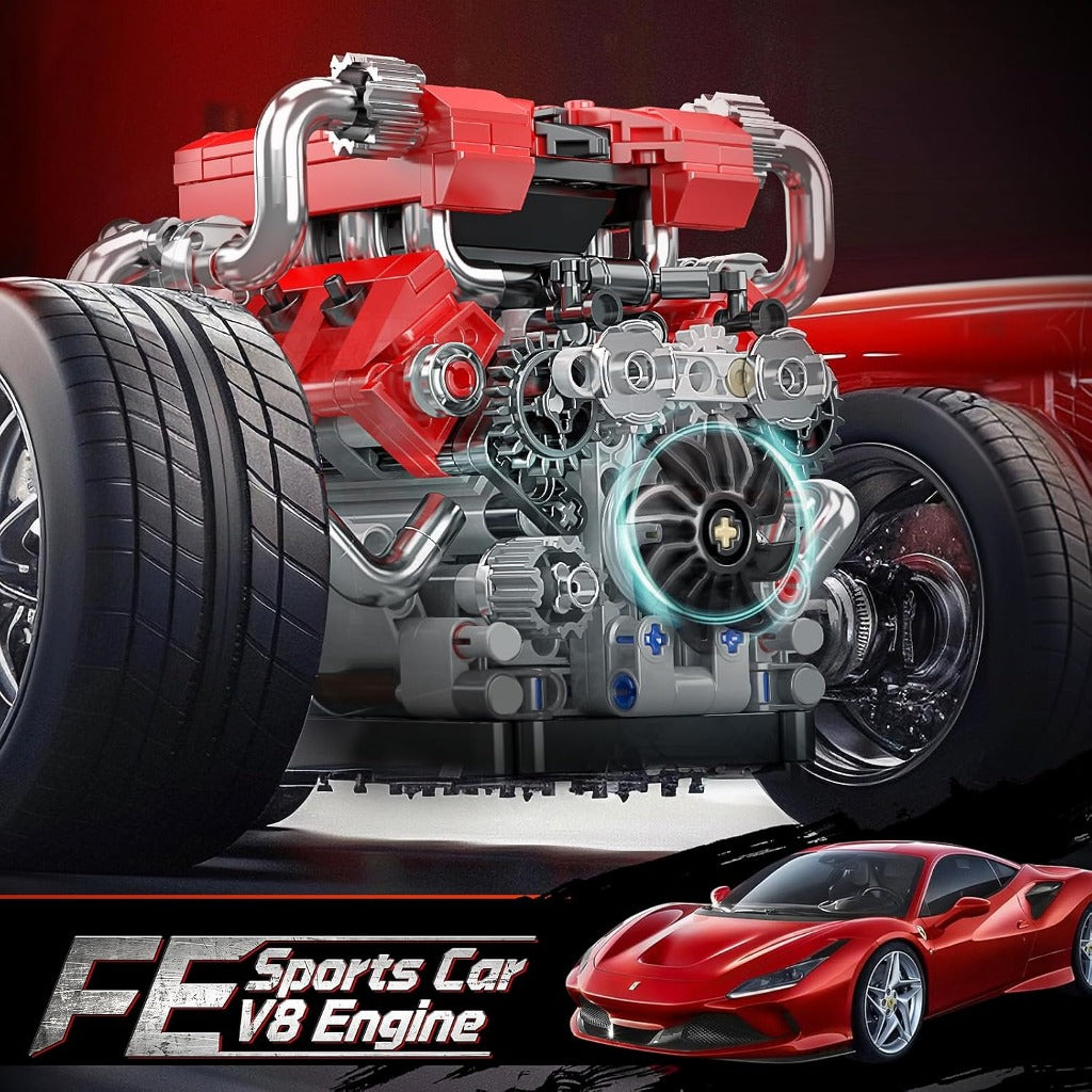 Mould King Italian V8 Engine (10204) building set - view 3