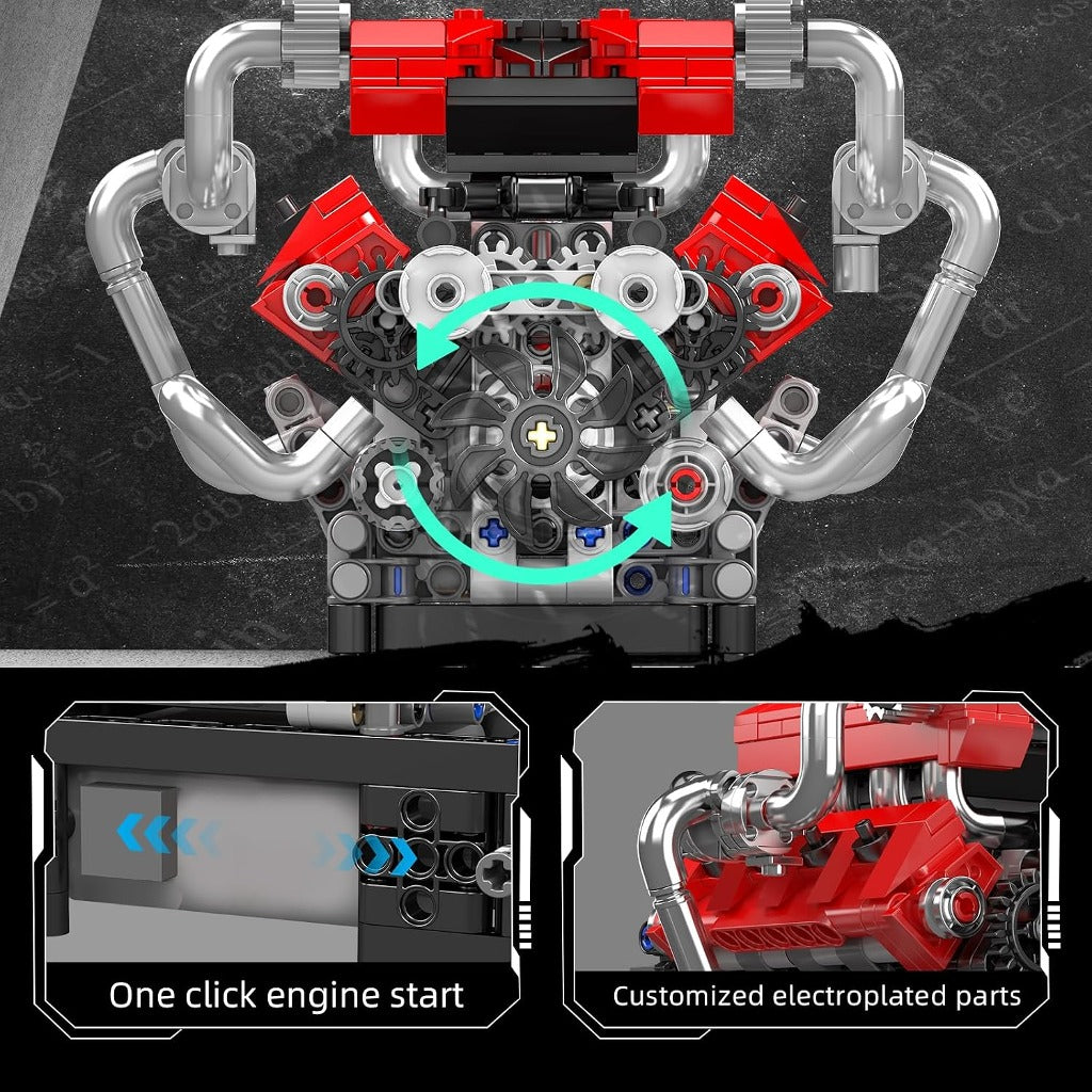 Mould King Italian V8 Engine (10204) building set - view 5