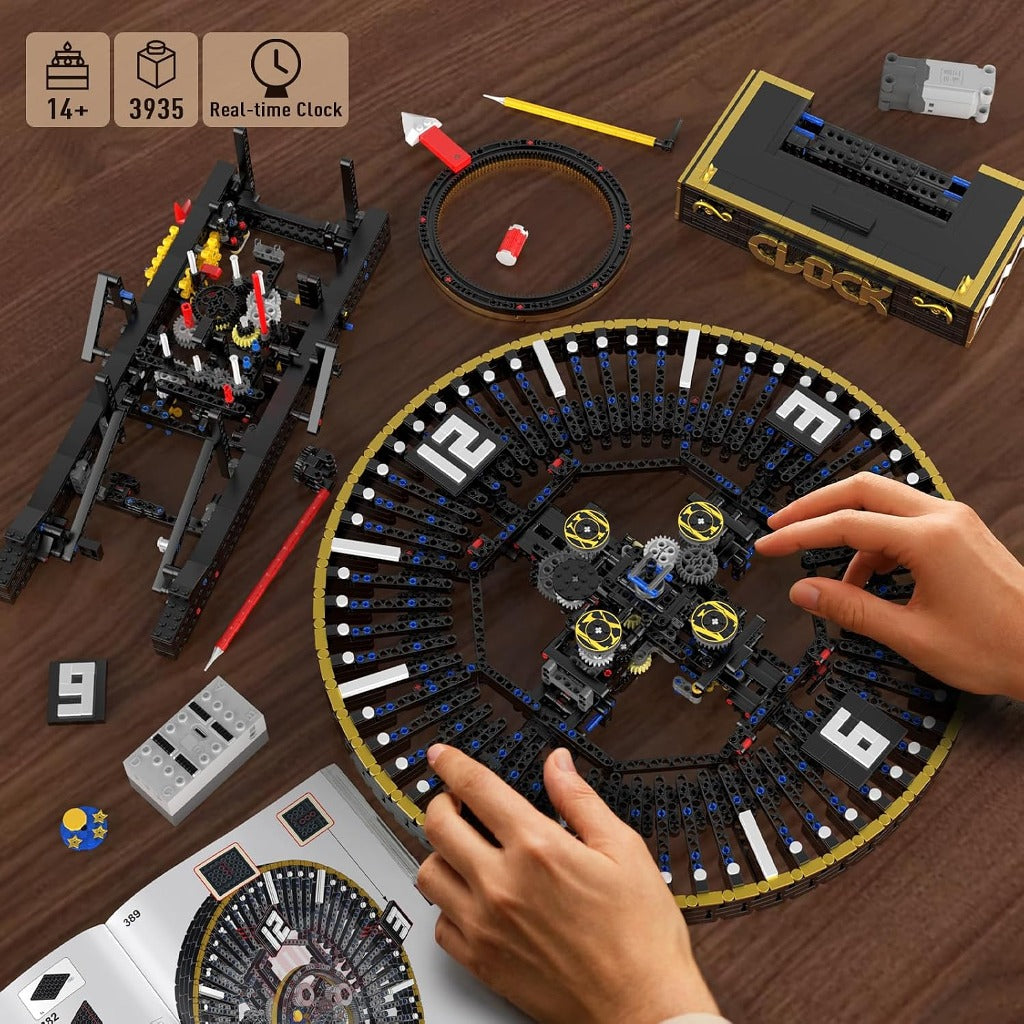 Mould King Mechanical Gear Clock (10160) building set - view 2