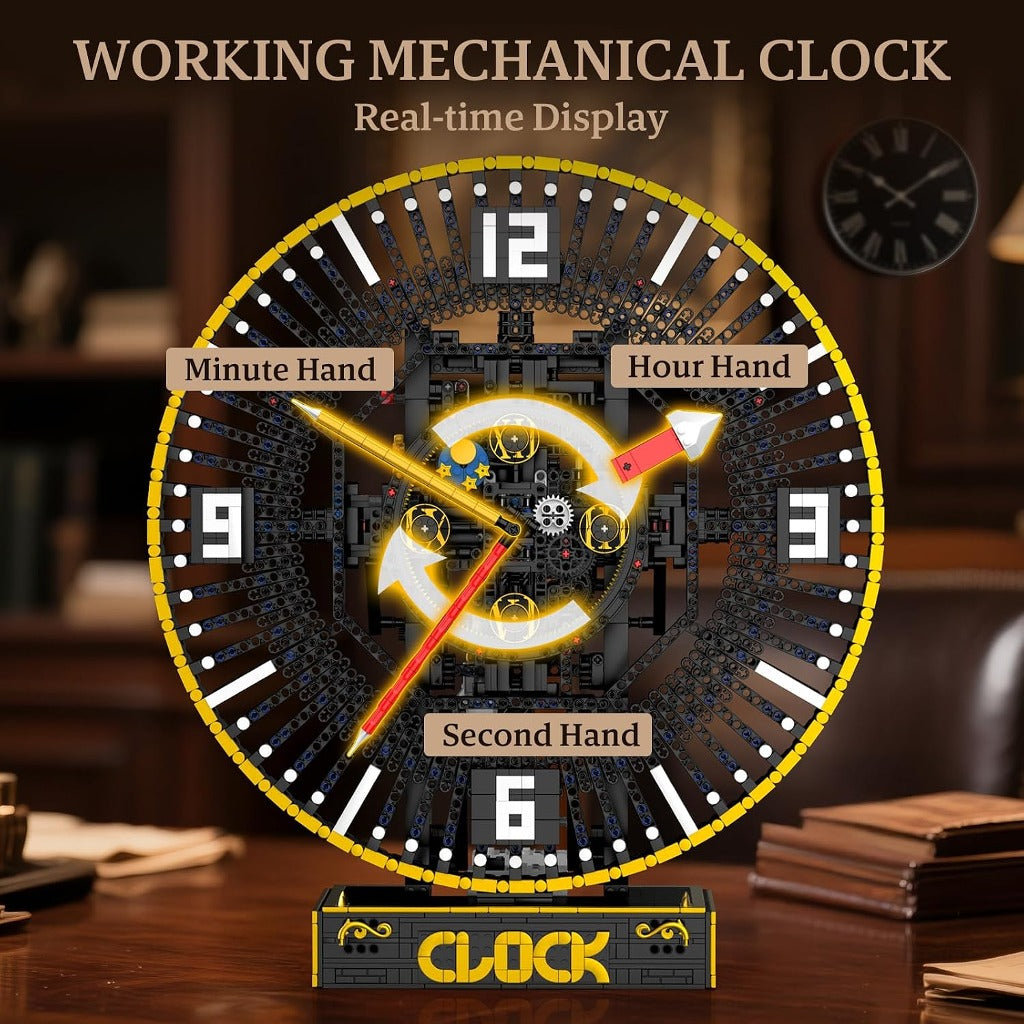 Mould King Mechanical Gear Clock (10160) building set - view 4