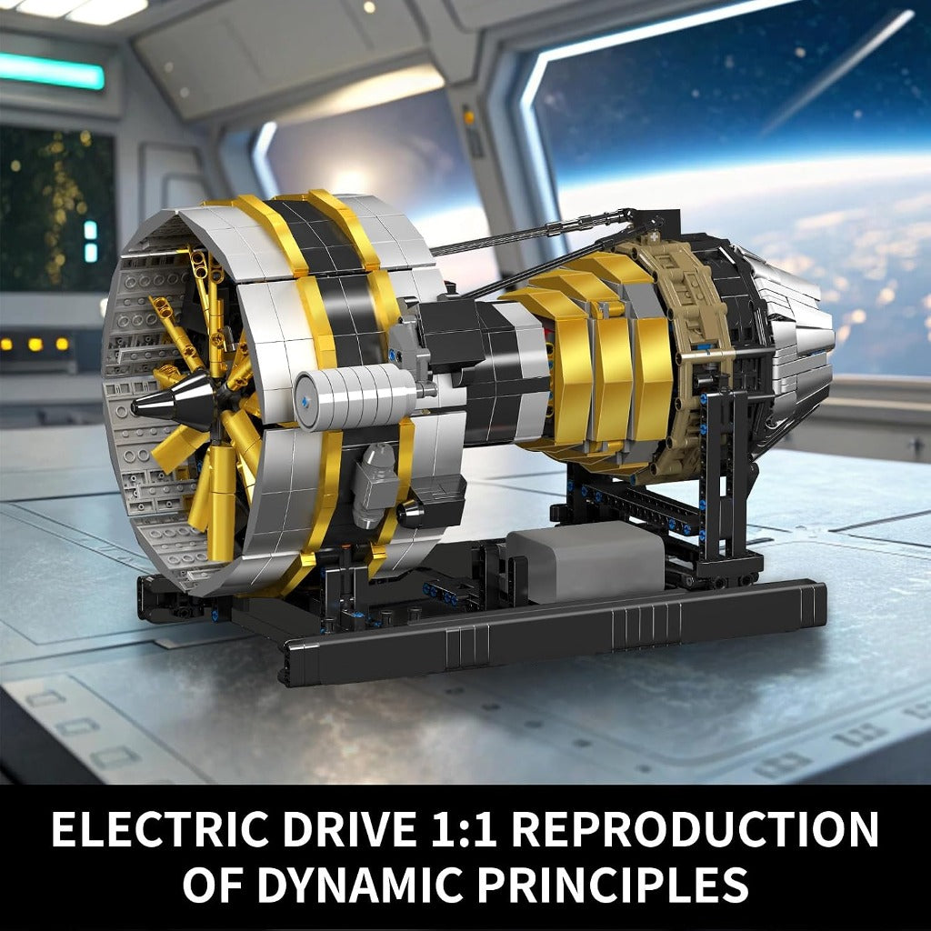 Mould King Motorised Turbine Engine (10141) building set - view 2