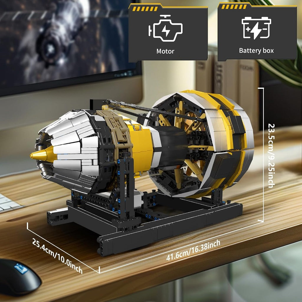 Mould King Motorised Turbine Engine (10141) building set - view 5
