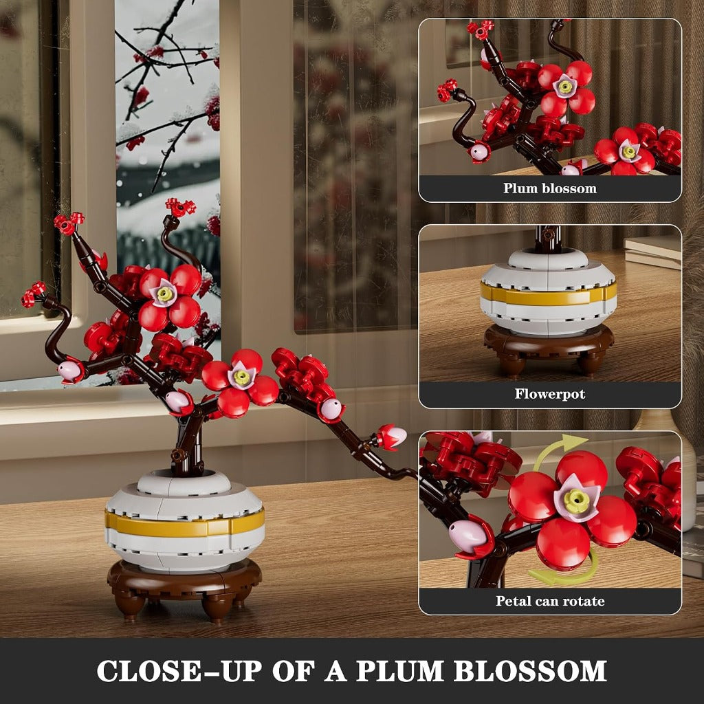 Mould King Plum Blossom Botanical (24120) building set - view 4