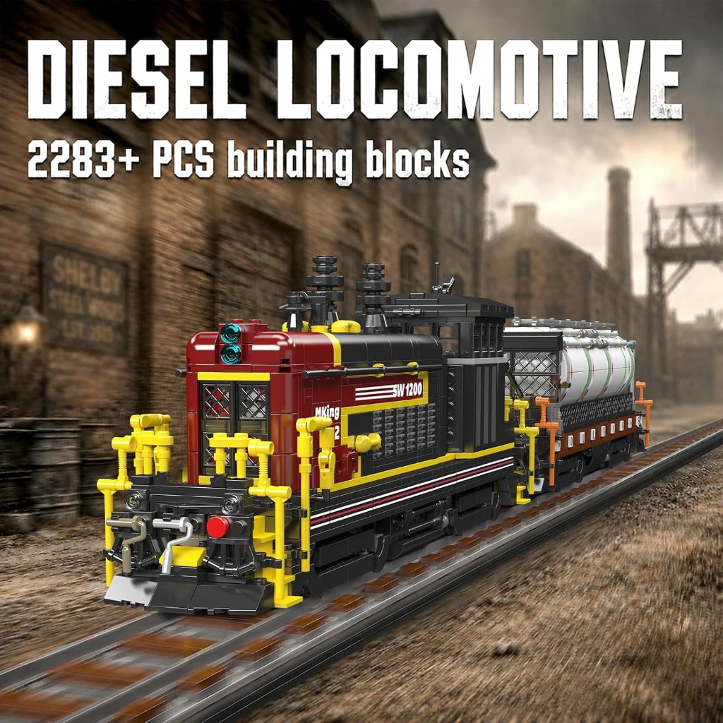 Mould King SW1200 Classic Diesel Switcher Locomotive (12052) building set - view 3