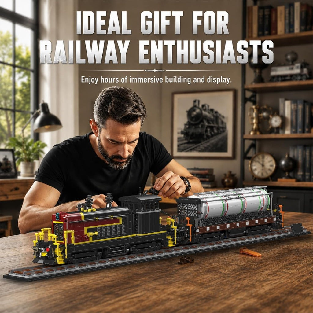 Mould King SW1200 Classic Diesel Switcher Locomotive (12052) building set - view 7