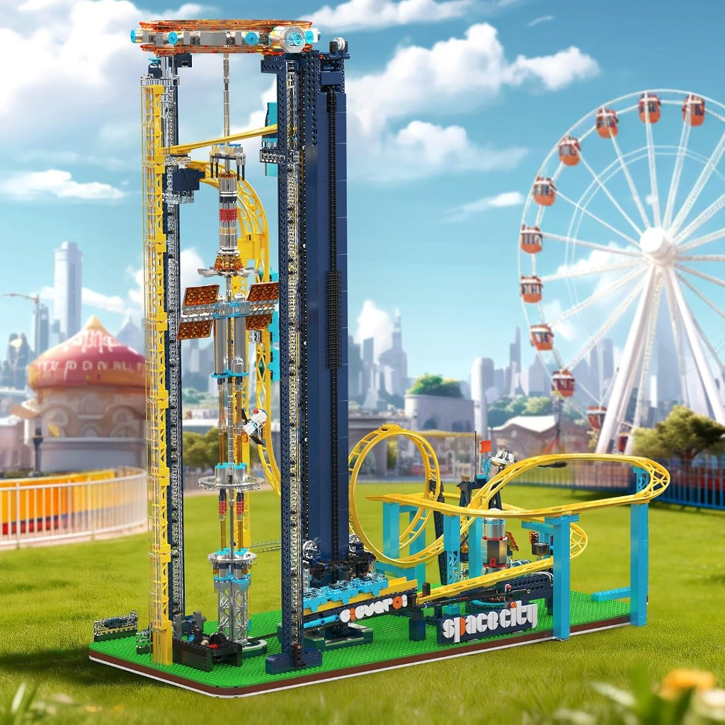 Mould King Space Elevator Amusement Park (11031) building set - view 6