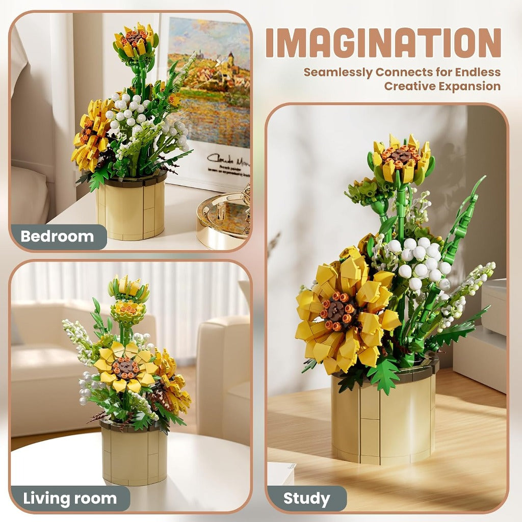 Mould King Sunflower Potted (24110) building set - view 3