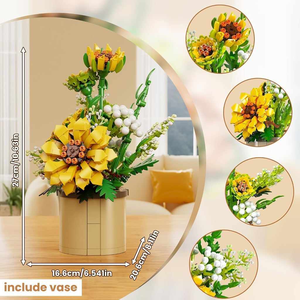 Mould King Sunflower Potted (24110) building set - view 4