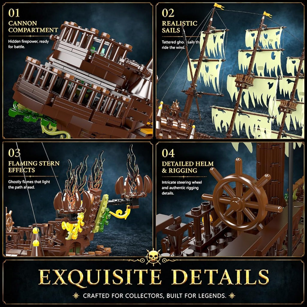 Mould King The Flying Dutchman Private Ship (13197) building set - view 6