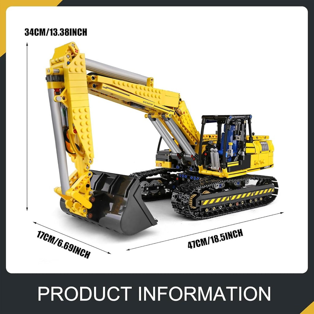 Mould King Tracked Excavator Dynamic Version (13112) building set - view 2