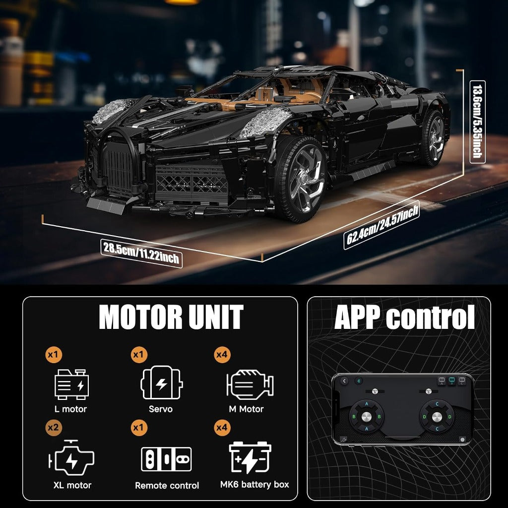 Mould King Voiture Noire (13163) building set - view 2