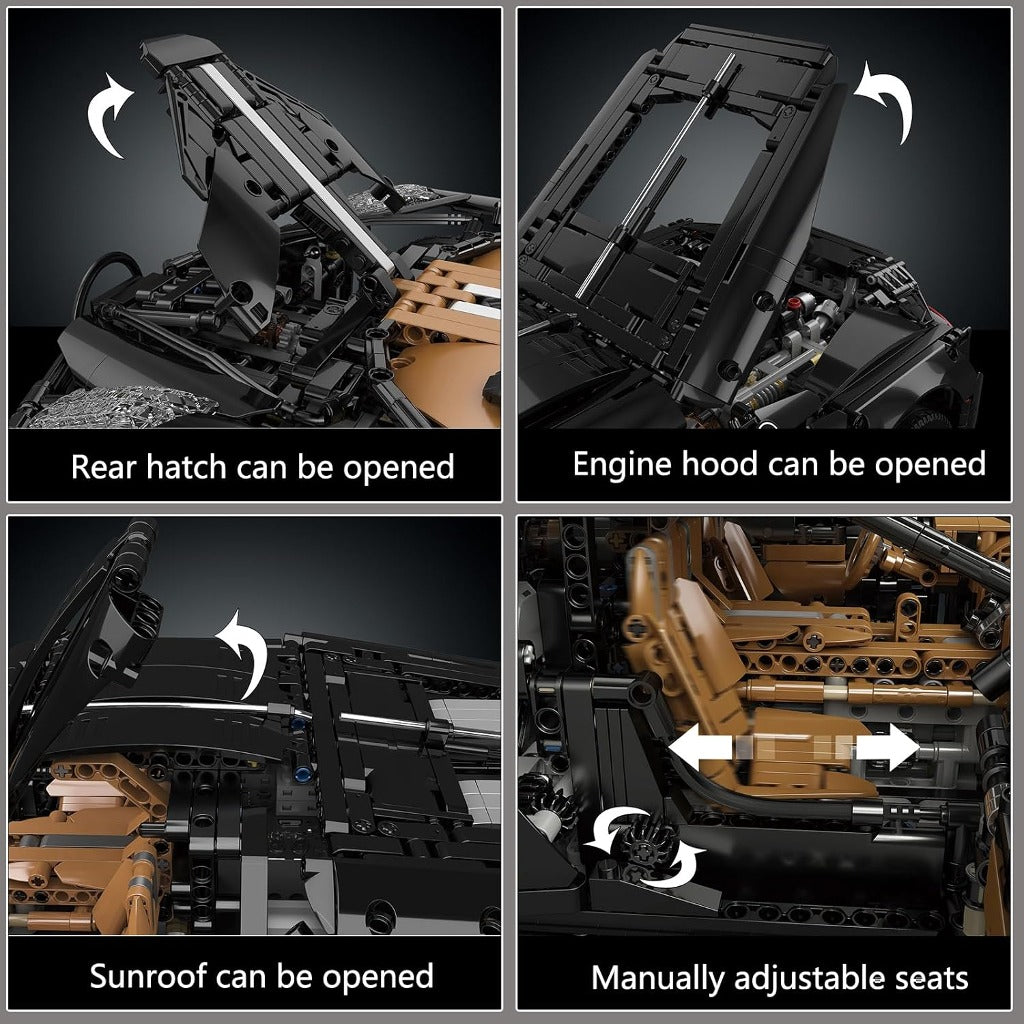 Mould King Voiture Noire (13163) building set - view 5