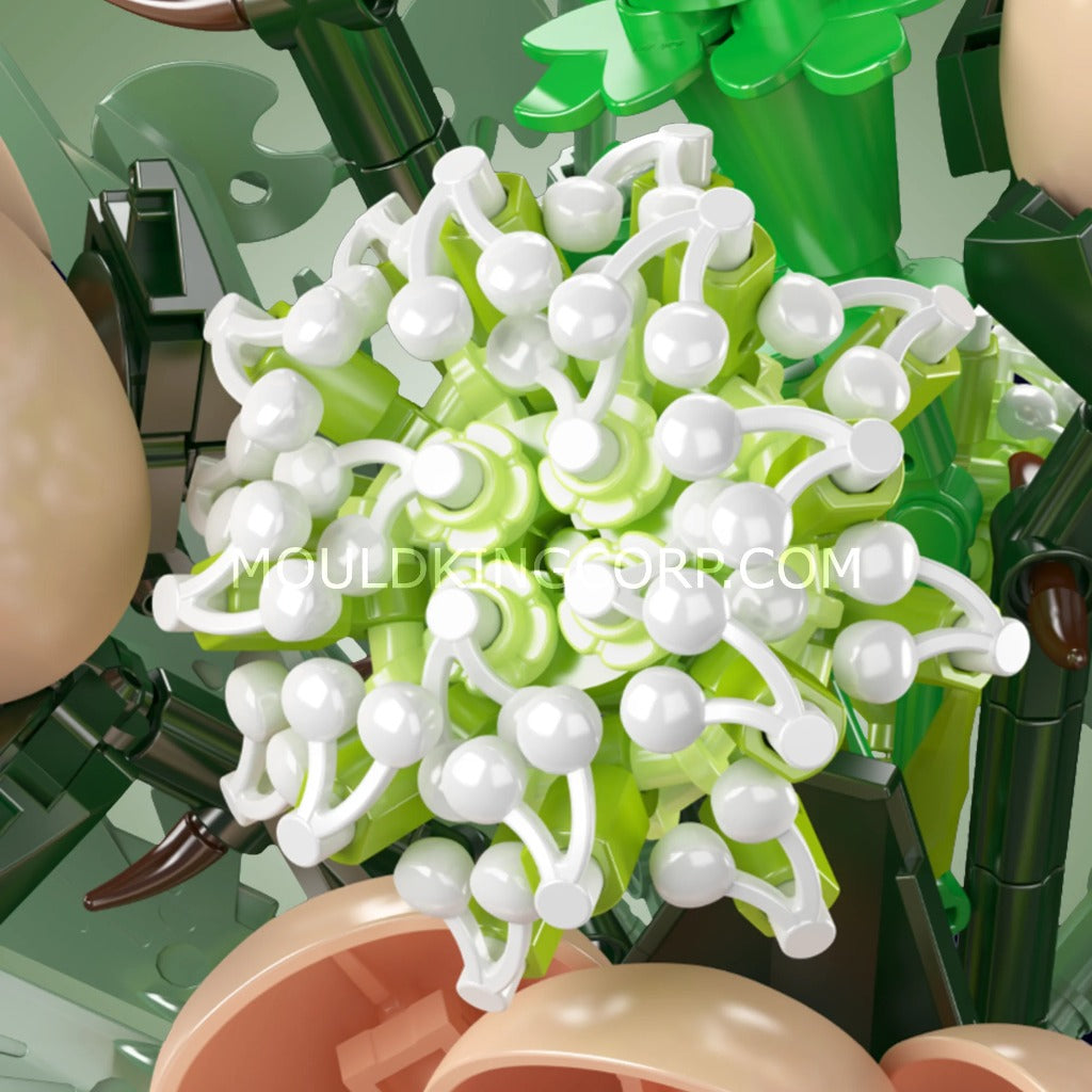 Mould King White Rose Flower Bouquet (24109) building set - view 3