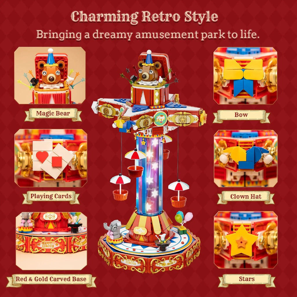 Pantasy Circus Paradrop (86003) building set - view 3