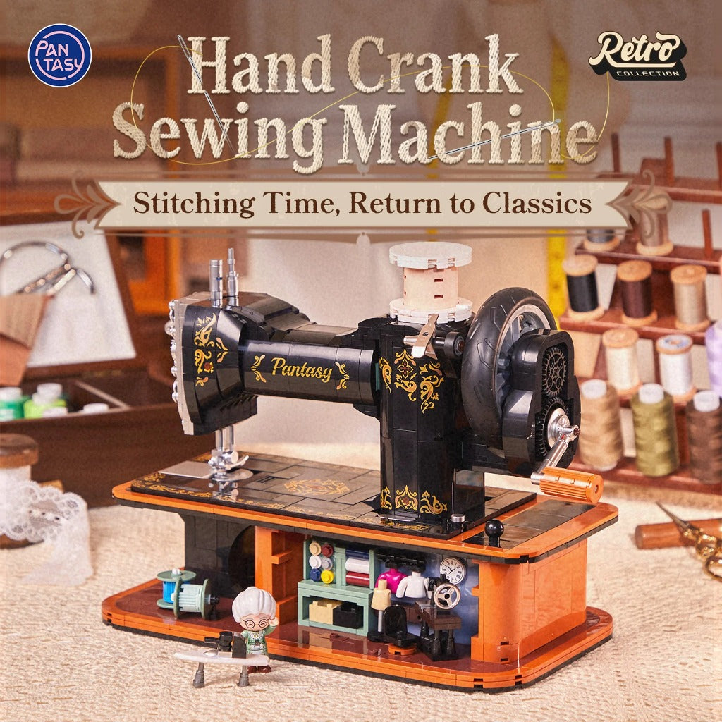 Pantasy Hand Crank Sewing Machine (85028) building set - view 2