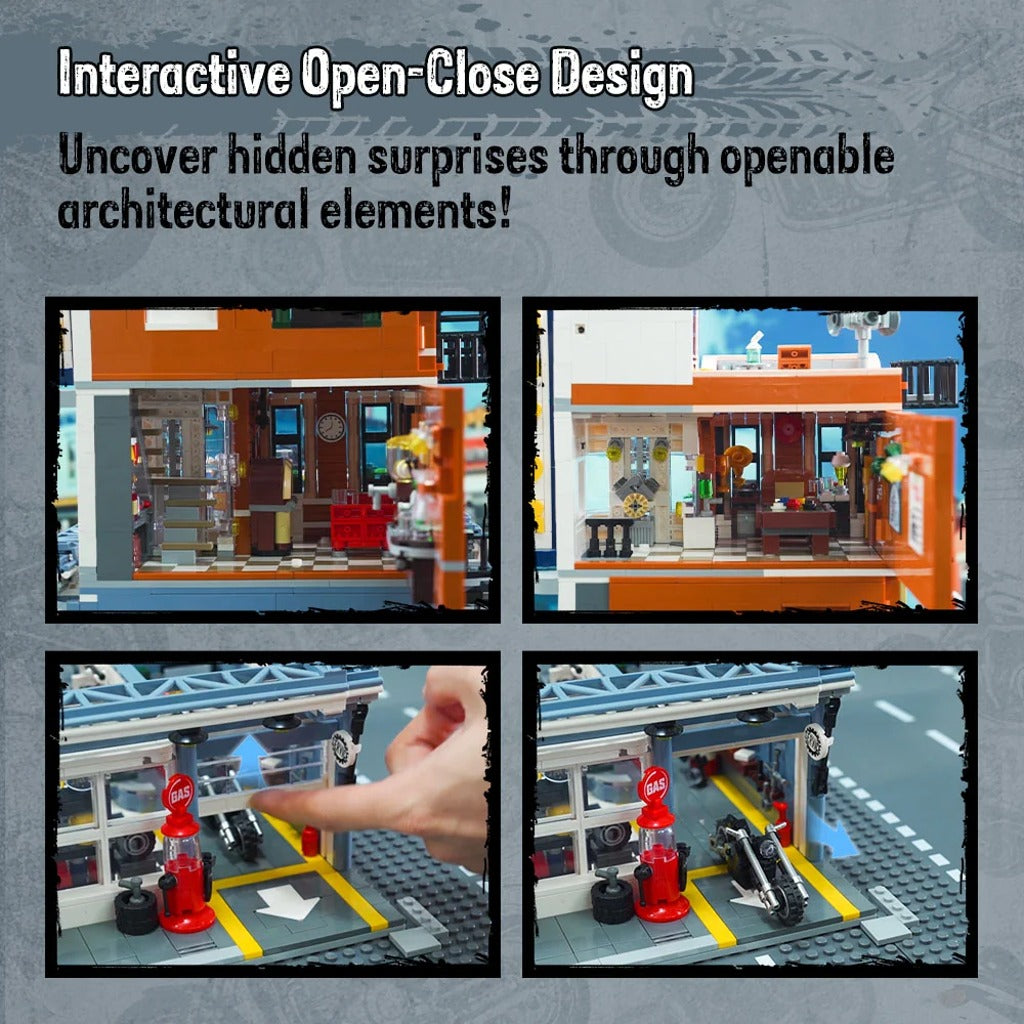 Pantasy Motorcycle Restaurant (85024) building set - view 6